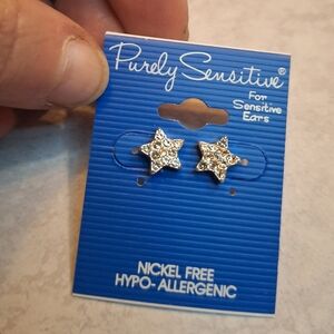 Silver Star Earrings